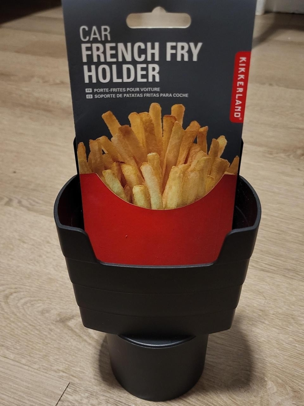 Kikkerland Car French Fry Holder - Black